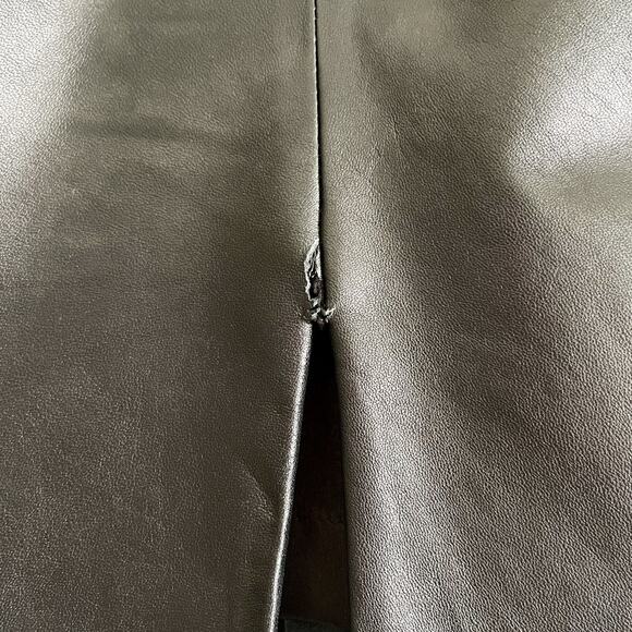 Wilson's Leather Pelle Studio Genuine Leather Pencil Skirt Size 6 - Picture 5 of 7